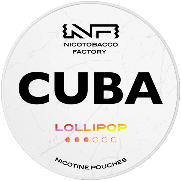 cuba white lollipop front