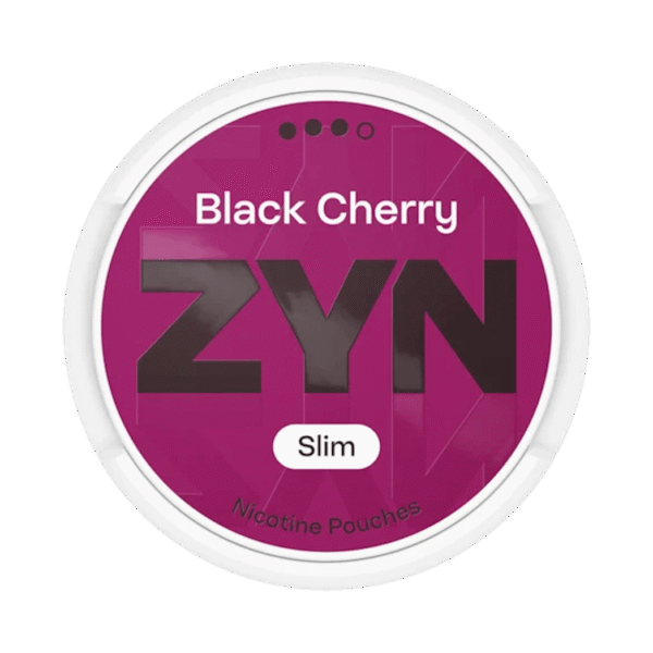 zyn black cherry slim front